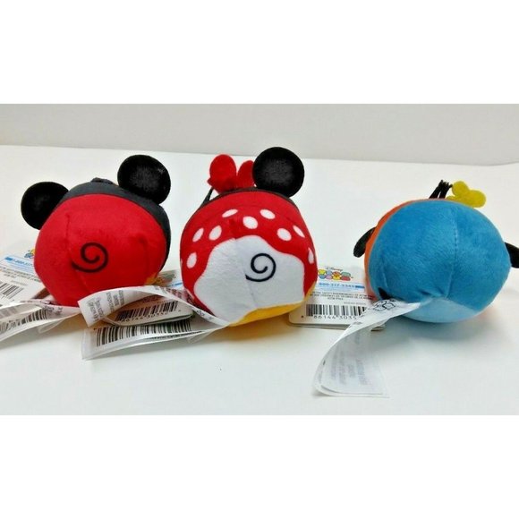 New Disney Mini Tsum Tsum Plush Lot of 3 | Mickey, Minnie, Goofy | w/Tags - Picture 4 of 12